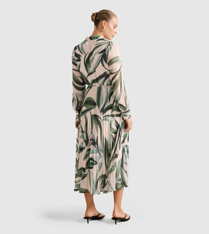 forever new  ANNABEL Button Through Midi Dress for Women | Best Price UAE